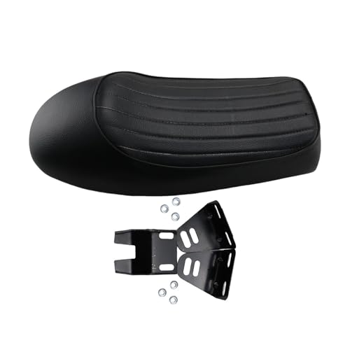 Asiento vintage de moto carreras que repara el sillón roto de CB400 4