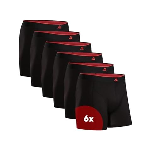 DANISH ENDURANCE Men's Bamboo Boxers 6 Pack Cover
