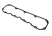 Omix-Ada 17477.14 Rubber Valve Cover Gasket-2.5L; 83-02 Jeep CJ/Wrangler YJ