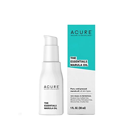 Acure The Essentials Marula for Dry Skin & Hair Oil, 1 Oz