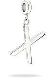 Liebeskind Berlin Charm LJ-1277-P-18 ’X’ Silber