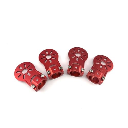Support de moteur 16mm anodisé rouge renforcé pour intégration industrielle DJZ-16