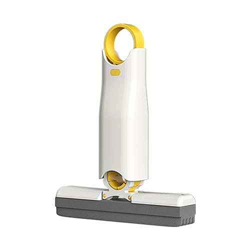 Mops for Floor Cleaning, 2Pcs Floor Mop Mini Mop Sponge Mop Portable Self Squeeze Short Mop Automatic Cleaning Mop for Home