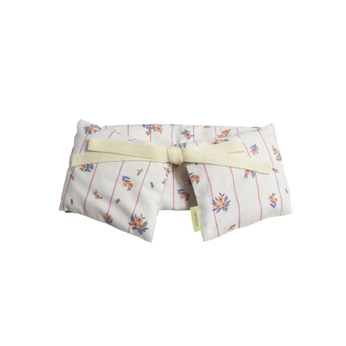 nukumu 米ぬか玄米ショルダーピロー ストライプブーケ 日本製 ハーブ よもぎ 新潟県魚沼産コシヒカリ使用 たショルダーピローで 温めても冷やしても使える