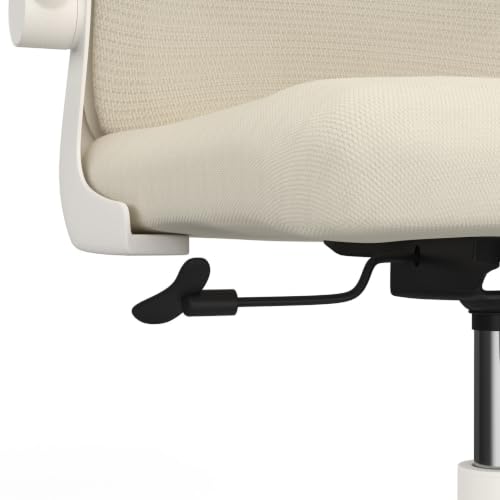 IDMARKET Fauteuil de bureau JAMES ergonomique en toile respirante et appui tête avec roulettes et - vue 8
