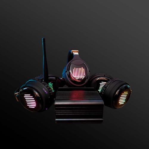 YHWKETTA Transition - Wireless TV Headphones Pack: Cross-Compatible, Long Range, Scalable for Multi-TV Viewing.