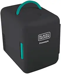 BLACK+DECKER Mini Refrigerador FreeStyle, Mini Geladeira com Função de Aquecer e Refrigerar, com Porta Copos, Modelo MR60, 110V