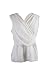Calvin Klein Women's Sleeveless Top with Chiffon Wrap
