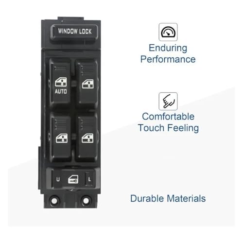 Interrupteur de vitre électrique pour Chevy Silverado 2000-2002, commande côté conducteur - 4