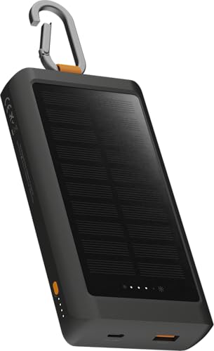 Xtorm Go2 Solar Power Bank con torcia 10000mAh 15W FastCharge scocca rugged con pannello solare e moschettone XG2S101