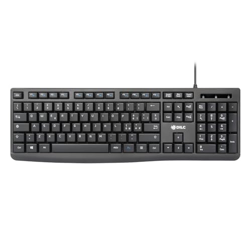 Tastiera KEY Tastiera Usb Layout Italia Colore Nero KEY-U001 DILC