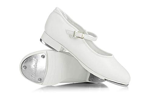 Girls TapRite Molded Tap Slide Buckle Tap Shoes T9415CWHT10.0M White 10 M US Toddler