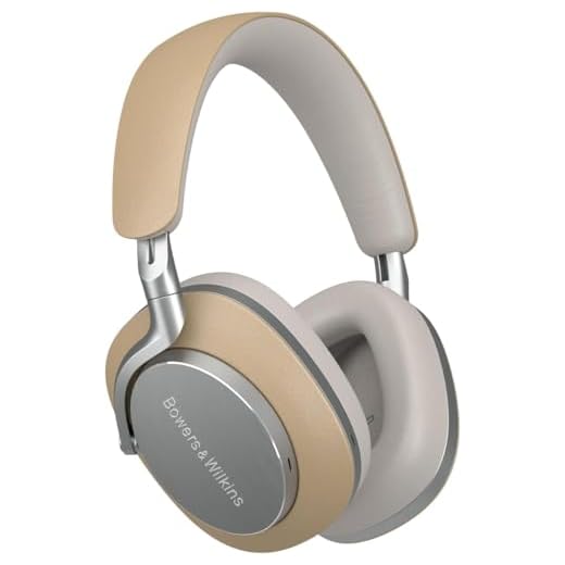Bowers & Wilkins Limited Edition Px8 Over-Ear Bluetooth Headphones, Advanced Active Noise Cancellation Wireless Headphones, Luxurious Materials, 30-Hr Battery Life, 15-Min Quick Charging, Tan