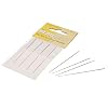 The Beadsmith Big Eye Beading Needles, 2.125 inches, 4 per Card, Sharp Points, Use for General Sewing, Weaving and Embroidery, Very Easy to Thread