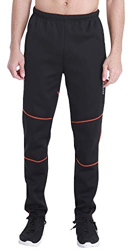 image for MAXTREE Men's Windproof Thermal Fleece Pants for Cycling Running Outdo