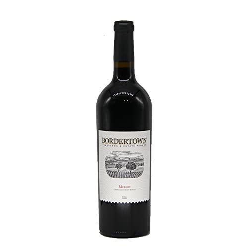 Bordertown 2015 Merlot Rotwein 75 cl, Kanadischer Rotwein, Okanagan Valley, Kanada, BC VQA Cover