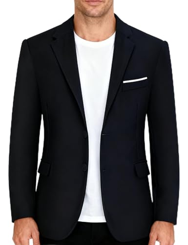Veston homme costume affaires mariage sport, noir, M