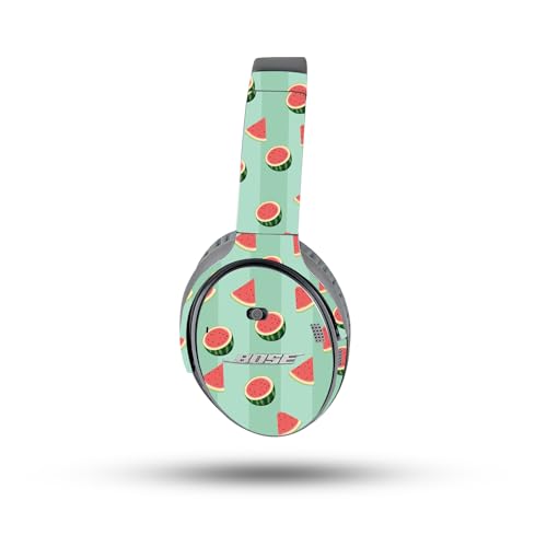 Image of MightySkins Skin Compatible with Bose QuietComfort 35 II Headphones - Watermelon Patch | Protective, Durable, and Unique Vinyl Decal wrap Cover | Easy to Apply, Remove, and Change Style