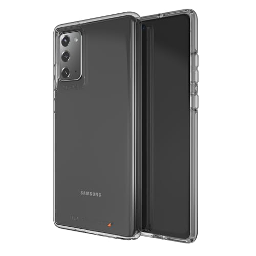 ZAGG Gear 4 Crystal Palace D30 Protective Case for Samsung Galaxy Note 20, Slim, Shockproof, MagSafe, (Clear)
