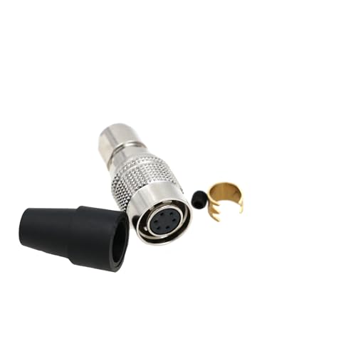 Hirose HR10A conector circular macho/hembra 6 pines miniatura 4