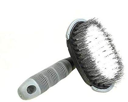 trisha agency plastic car and bike tyre cleaning brush with hard bristles for daily use