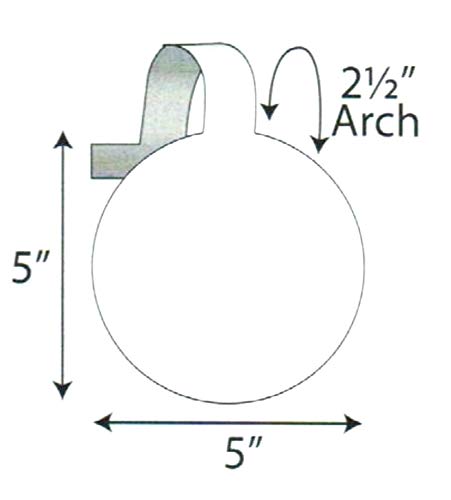 Print-Ready Circle Shelf Dangler (5