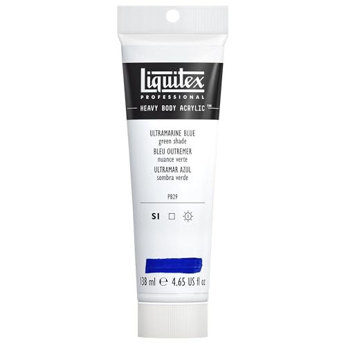 Image of Liquitex Professional Heavy Body Acrylic Paint, 4.65-oz Tube, Ultramarine Blue (Green Shade)