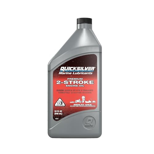Quicksilver 858021Q01 Premium Two-Cycle TC-W3 Oil...