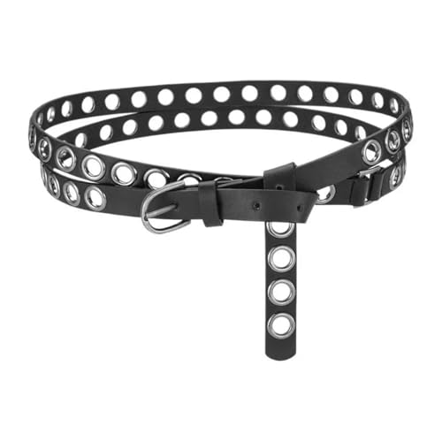 Retro Double-loop Air Eye Pin Buckle Belt Rivets3