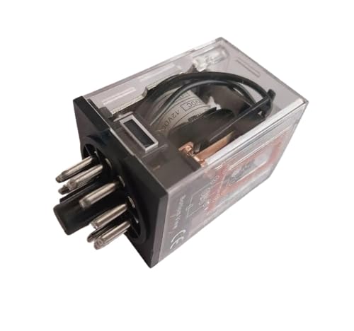 Relé electromagnético 2P de 8 pines con base PF083A