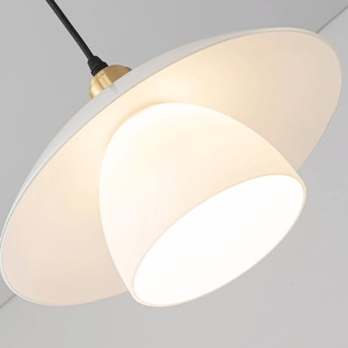 Suspension minimaliste nordique E27 en verre pour éclairage de café