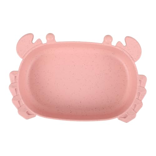 Hemoton Parrot Bath Tub for Inside Cage Durable with Slip Resistant Base Crab Themed Design for Fun Bathing Experience for Parakeets and Birds