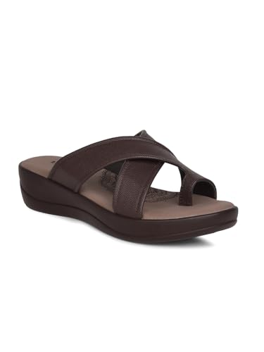 Image of Bata Women's Casual Toe Ring Slipper - Brown