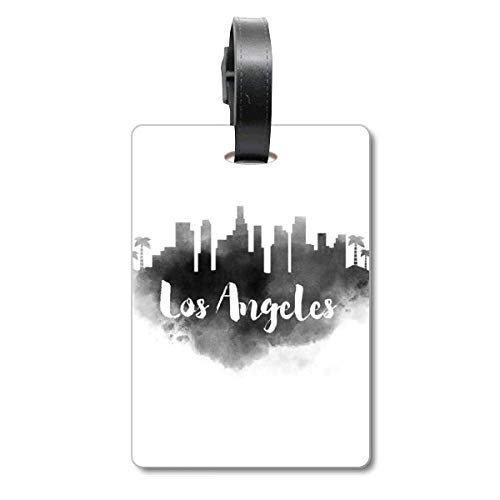 Étiquette valise Los Angeles America Ink City bagage voyage identification peinture