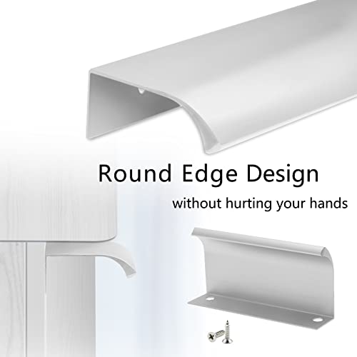 Cjueiom 6 Pack Concealed Kitchen Cupboard Handles 256mm Hole Center Hidden Drawer Pulls - Image 3