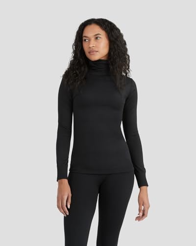 Terramar Altitude Turtle Neck Shirt, Black, Medium