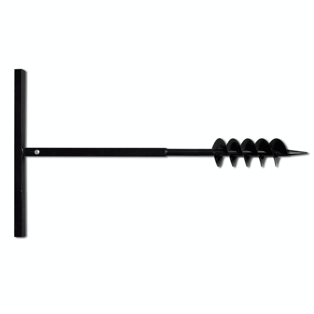 INLIFE 270519 - Broca para tierra con mango (100 mm, tubo de extensión de 5 m, 8,55 kg)