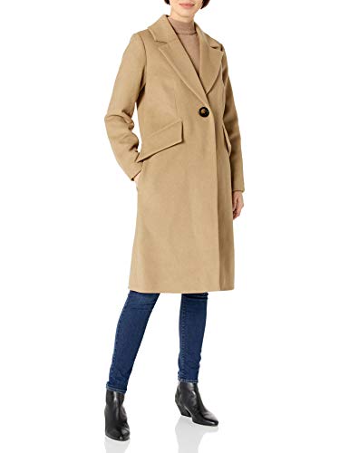 RACHEL Rachel Roy Women's Plus Size Wool Blend Coat, Camel, 2X