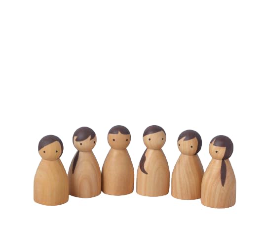 BIRCH & BUG Folk Natural Set of 6