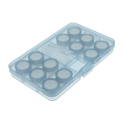 HAPINARY Caja para Lentes De Contacto Estuche Compacto Pequeño Soporte para Lentes 6 Unidades