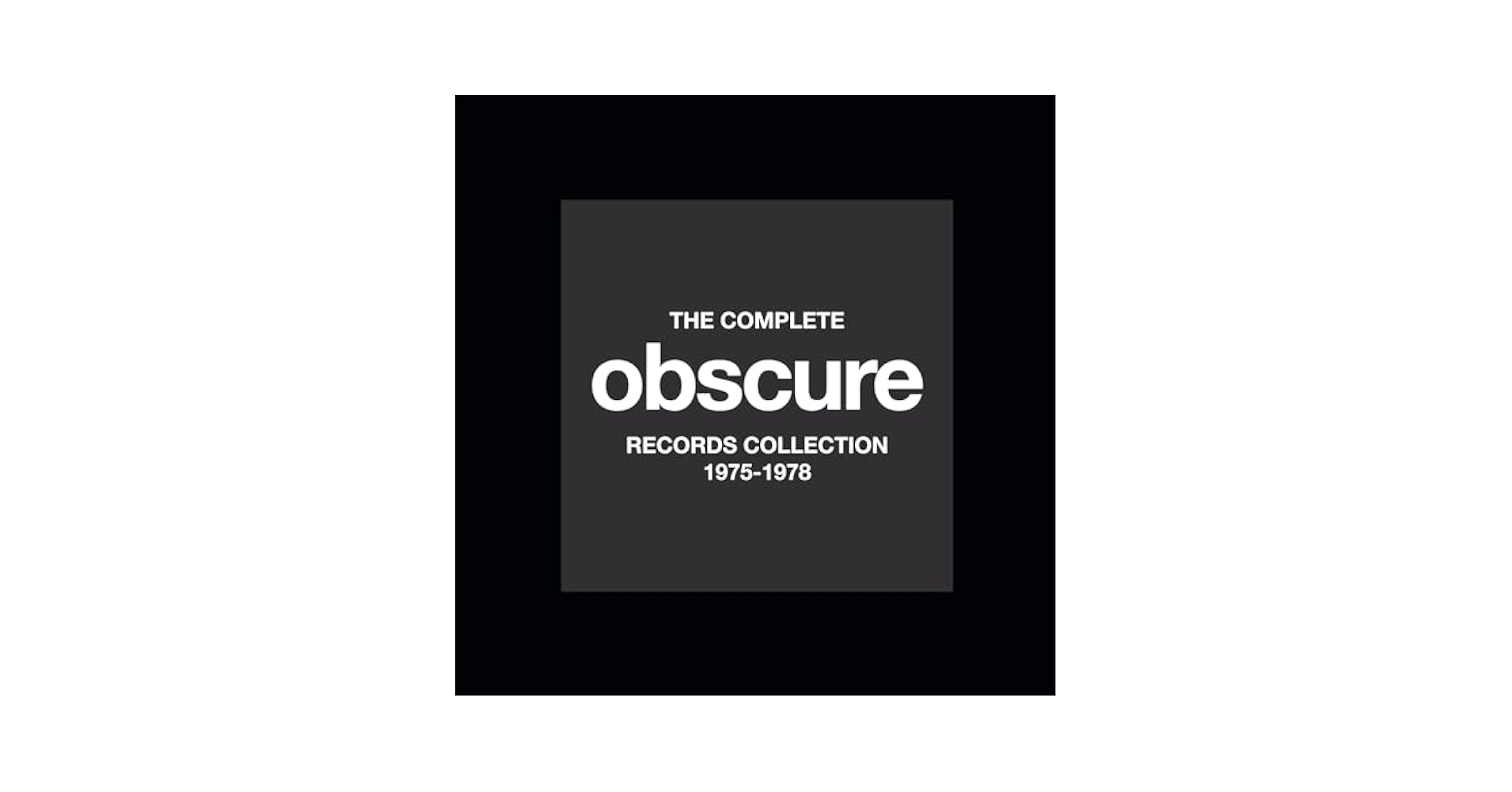 洋楽 LP Complete Obscure Records Collection Various Artists - Complete Obscure Records Collection