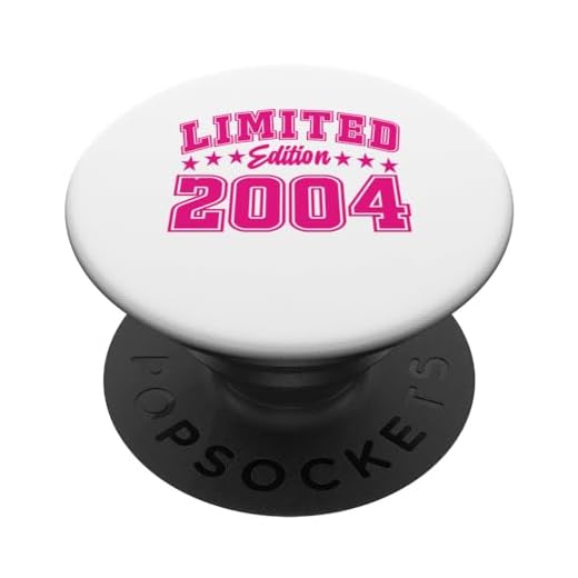 Edición limitada 2004 Cumpleaños 2004 Edición Cumpleaños PopSockets PopGrip Intercambiable