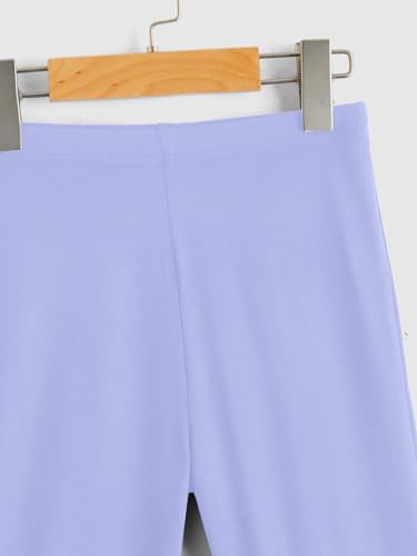 Image of WDIRARA Girl's Flare Pants High Waisted Elastic Waist Bell Bottom Casual Pants