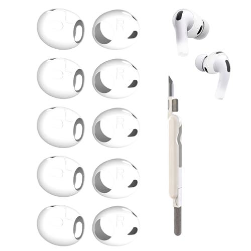 5 Pairs Eartips Covers [Fit in Case] for AirPods Pro