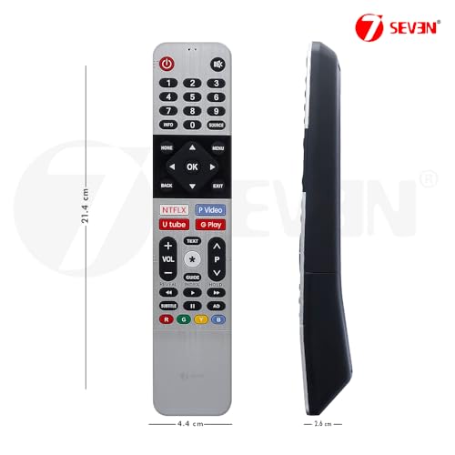 Image of 7SEVEN Compatible with Vu Smart Tv Remote Control Original Suitable for Android 4K LED UHD OLED HD Vu Television with OTT Hotkeys - Non Voice Command