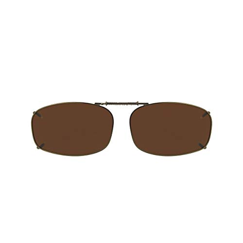 Solar Shield Polarized Driving Lens 52R5 Full Frame Clip on Sunglasses by Dioptics Inc