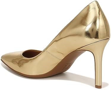 Naturalizer Womens Anna Pointed Toe High Heel Pumps Warm Gold Leather 8 M | Image 4