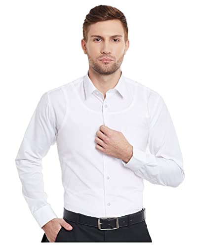 Image of Martin PACEMAKER Formal Shirt Regular Fit with Full Sleeves & Spread Collar(White)