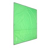 ALCXAZS Manta de playa, colchoneta de bolsillo para acampar, sábana para exteriores, tela Oxford ligera lavable, mochilero, Picnic, dosel, lona, Verde, METRO