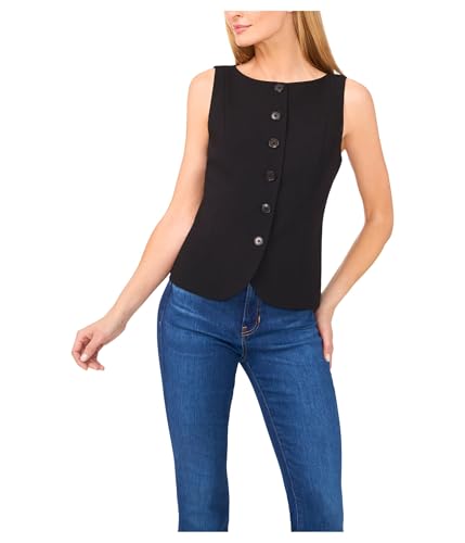 CeCe Women's Boat Neck Waistcoat Top